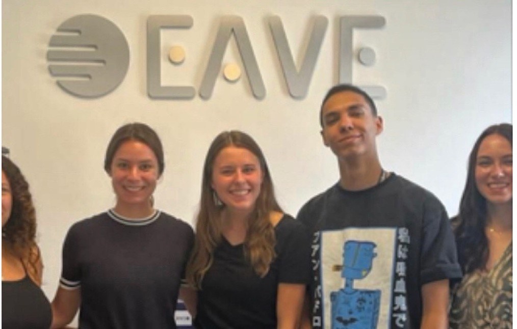 CIB23 students visiting EAVE office