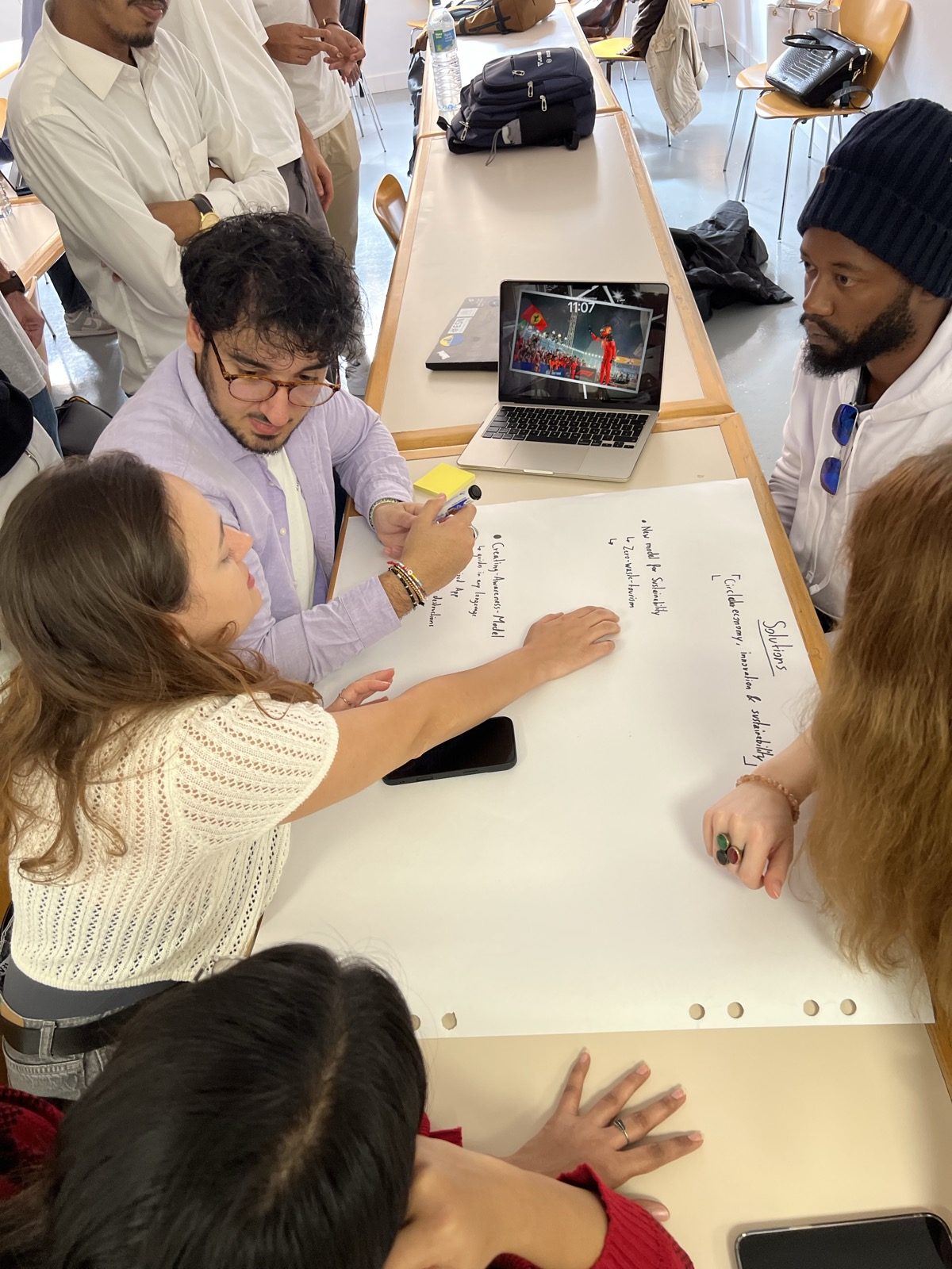 CIB 2024 students in a circular economy workshop