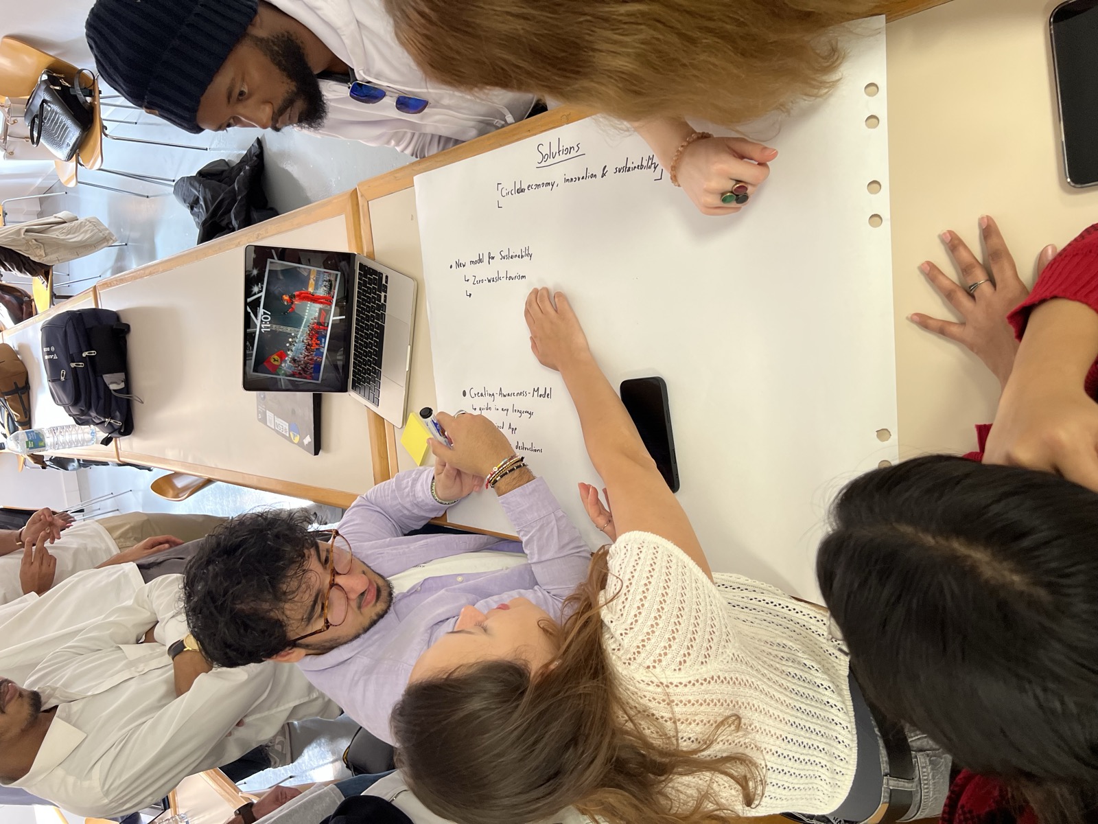 CIB 2024 students in a circular economy workshop