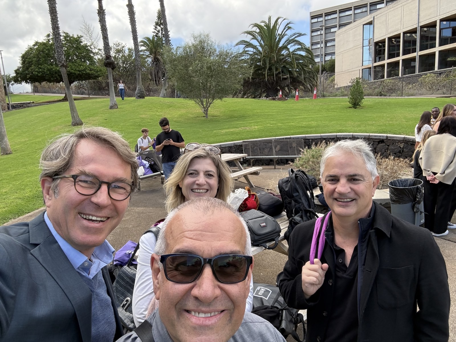 Lecturers group selfie, La Laguna 2025